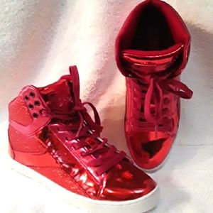 Pastry high top dance sneakers. Size 8.